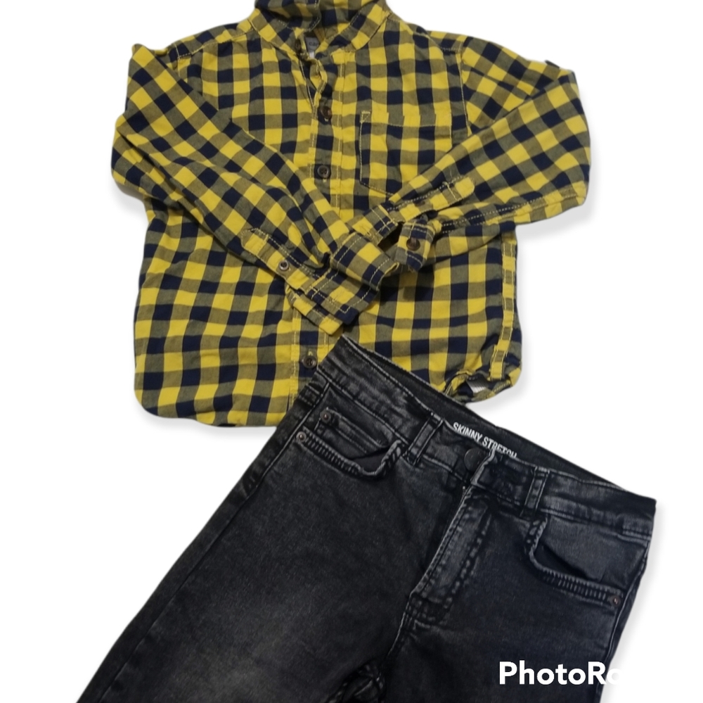 ZARA Black Skinny Jeans Size 8 Kids (JEANS ONLY)